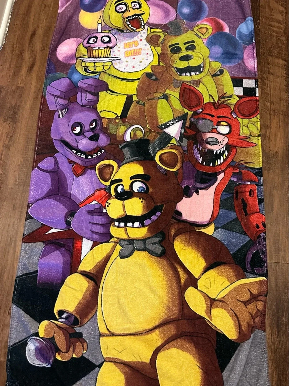 2018 Five nights at Freddy’s beach towel FNAF
